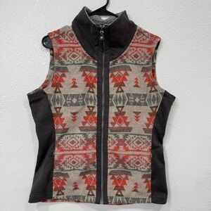 Royal Robbins Women's Aztec Print Fleece Vest Size L